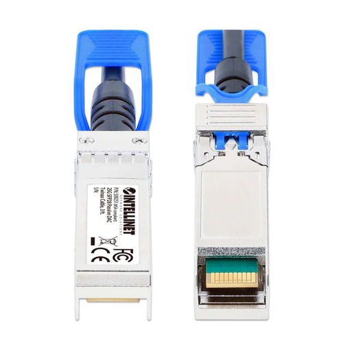 Cáp InfiniBand & Cáp Quang Intellinet 509251 InfiniBand/fibre optic cable 1 m SFP28 DAC màu đen