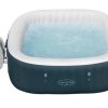 Bồn Tắm Nước Nóng & Spa Bestway Lay-Z-Spa 6002U hot tub/spa 778 L 6 người Hình vuông màu đen, màu trắng