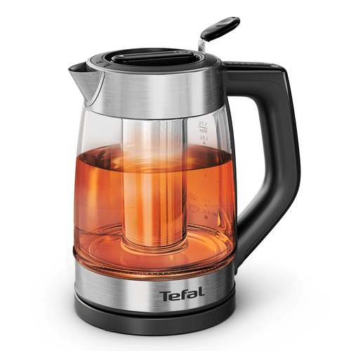 Ấm điện Tefal BJ760D 1,7 L 2200 W màu đen, Thép không gỉ