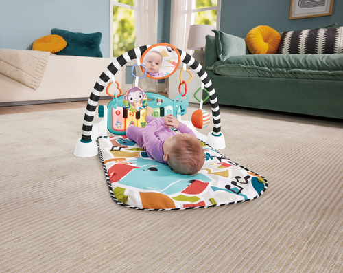 Thảm tập thể dục & chơi cho em bé Fisher-Price HWY54 Vải, Nhựa Đa màu sắc Tập thể dục cho em bé