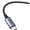 Cáp âm thanh Ugreen CM450 1 m 3.5mm USB Type-C màu đen