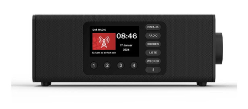 Radio Hama DR2002BT cho cá nhân Kỹ thuật số màu đen