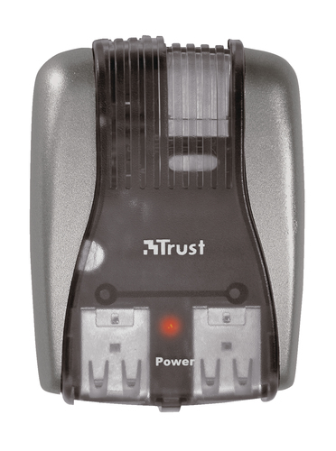 24bada87e703563027eb9734b499e91959d0cf71.jpg Hub giao tiếp Trust 4 Port USB2 Hub HU-4140p 480 Mbit/s Bạc