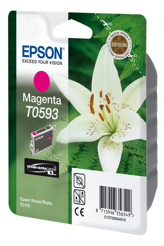 Hộp mực in phun Epson Lily T0593 1 chiếc chính hãng màu hồng tía