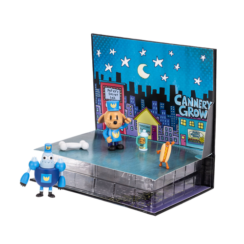 Đồ chơi theo bộ Dog Man Book Reveal & Figure Playset