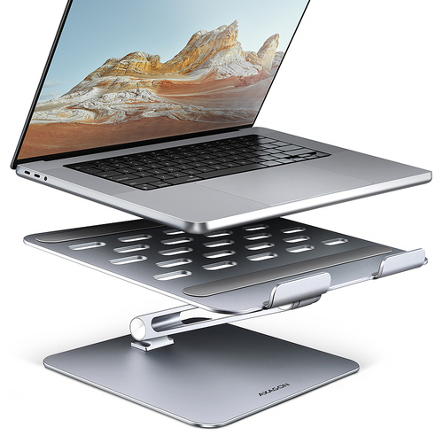 Giá đỡ laptop Axagon STND-LQ Giá đỡ máy tính xách tay & máy tính bảng màu xám 43,9 cm (17.3")
