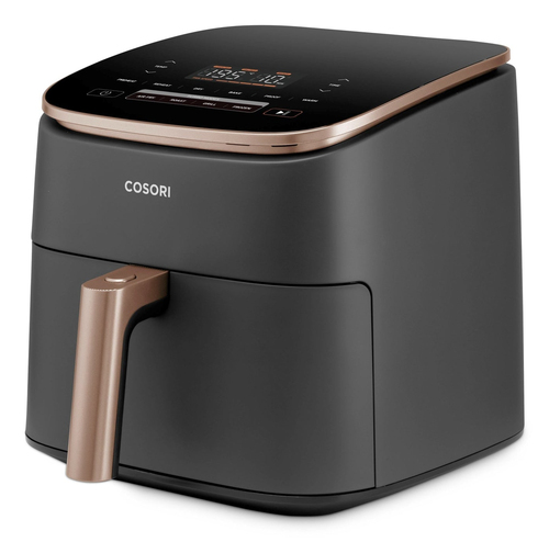 Nồi chiên Cosori Turbo Blaze Chef Edition Đơn 6 L Độc lập 1725 W Nồi chiên không dầu màu đen, Vàng hồng