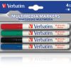 Bút viết trên mọi bề mặt Verbatim Multimedia Markers 4 Pack