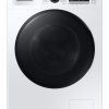 Máy giặt và sấy Samsung WD80TA047BT/EE Đặt riêng Nạp cửa trước màu trắng