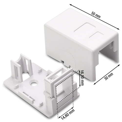 Phụ Kiện Mô-đun Keystone Techly IWP-MD SC-1T keystone module accessory Giá đỡ