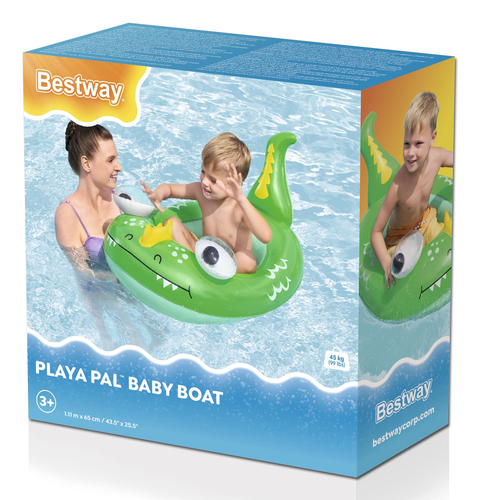 Phao bơi cho bé Bestway 34213 Polyvinyl chloride (PVC) màu hỗn hợp Thuyền cho bé