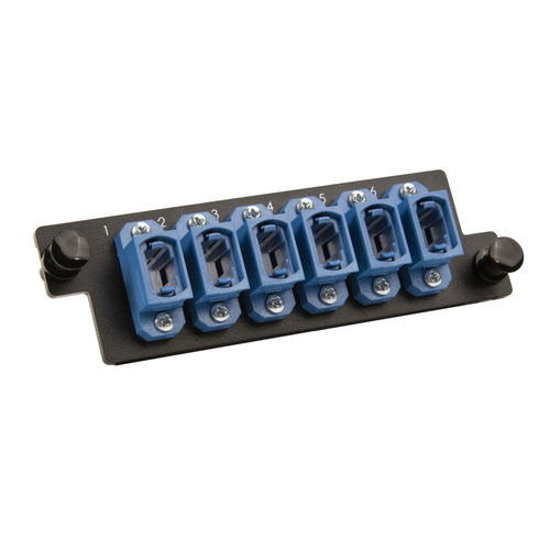 Bộ chuyển đổi cáp quang Legrand Infinium HDFP MPO màu đen, màu xanh lơ