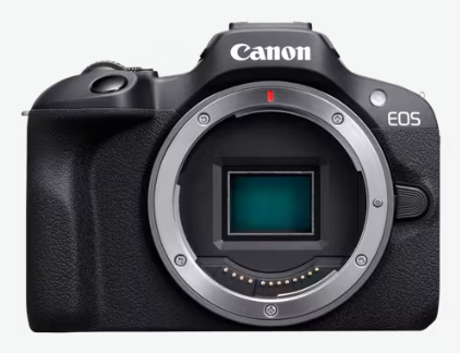 2d558e0df5bd7c4017837bc5aeb20f7f443f5b34.jpg Máy ảnh kỹ thuật số Canon EOS R100 + RF-S 18-45mm F4.5-6.3 IS STM + Sac + Carte SD 8 Go MILC 24,1 MP CMOS 6000 x 4000 pixels màu đen
