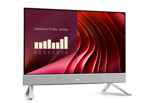DELL EC24250 Intel® Core™ i5 i5-1334U 60,5 cm (23.8") 1920 x 1080 pixels Màn hình cảm ứng Máy tính All-in-One 8 GB DDR5-SDRAM 512 GB SSD Windows 11 Home Wi-Fi 6E (802.11ax) màu trắng