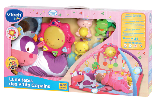 Thảm tập thể dục & chơi cho em bé VTech 80-146455 Nhựa màu hồng