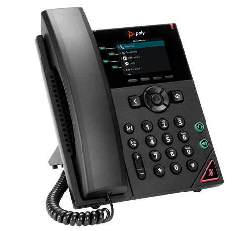 HP Poly Điện thoại IP 4 nhánh Poly VVX 250 có hỗ trợ PoE