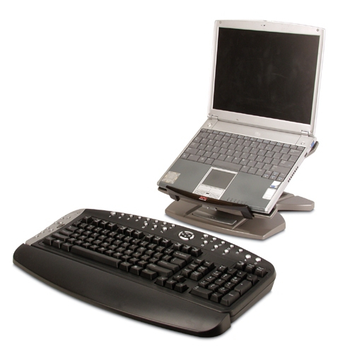 Giá đỡ laptop APC Ergonomic Notebook Stand màu xám