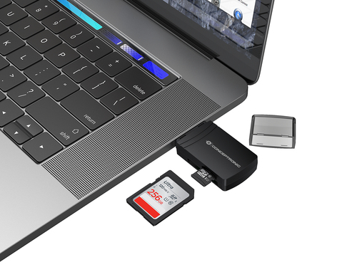 Đầu đọc thẻ Conceptronic BIAN06B USB 3.2 Gen 1 (3.1 Gen 1) Type-A màu đen