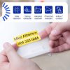 Băng in nhãn Brother TZES961G màu đen trên màu bạc TZe