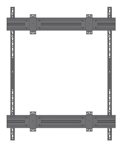 Giá Treo Màn Hình Quảng Cáo Multibrackets 0970 3,56 m (140") màu đen