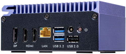 Shuttle Edge PC SPCEL12 Máy tính cỡ 0.46L màu đen, màu xanh lơ J6412 Intel SoC BGA 1493 2 GHz
