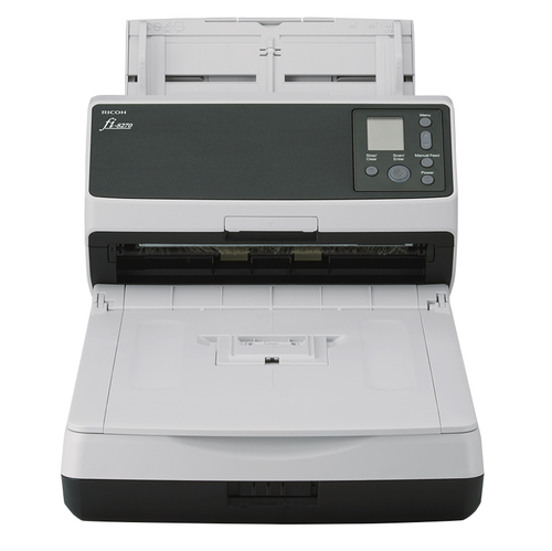 3081c7929732918b63a51e85bef36b3e8dd2fa70.jpg Máy quét (Scanner) Ricoh fi-8270 tài liệu cấp giấy kiểu ADF + thủ công 600 x 600 DPI A4 màu đen, màu xám