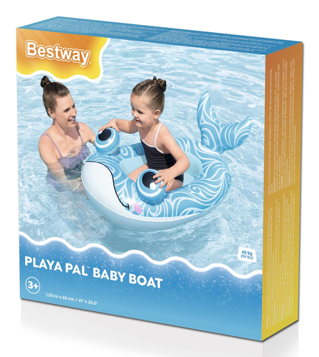 Phao bơi cho bé Bestway 34213 Polyvinyl chloride (PVC) màu hỗn hợp Thuyền cho bé