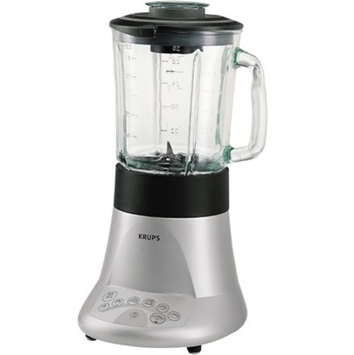 Máy xay sinh tố Krups F577 Blender 1,5 L Máy xay đặt bàn màu đen, màu chrome