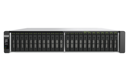 Máy chủ lưu trữ QNAP TDS-H2489FU-R2 NAS Rack (2U) Intel® Xeon Silver 4314 128 GB DDR4 0 TB QNAP QTS màu đen, Bạc