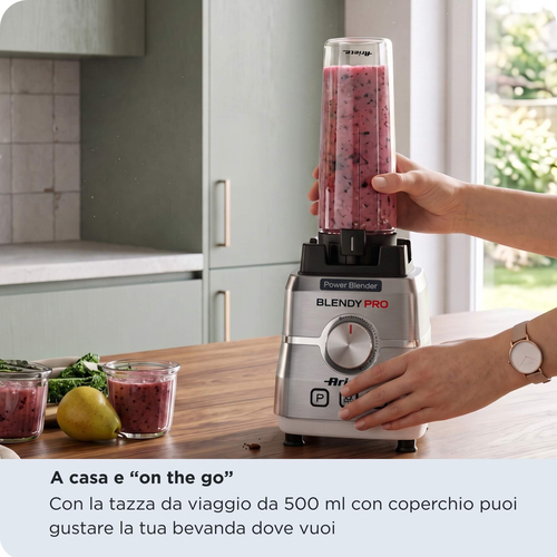 Máy xay sinh tố Ariete 00C057740AR0 2 L Máy xay đặt bàn 1500 W Thép không gỉ