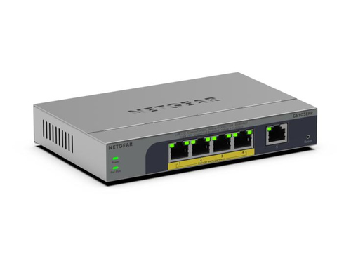 333cad7992452b017f1205937726b9bb2848b8ca.jpg Switch mạng NETGEAR GS105EPP Không quản lý Gigabit Ethernet (10/100/1000) Hỗ trợ Power over Ethernet (PoE) Gắn Bàn/Gắn Tường màu xám