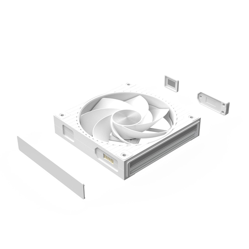 Tản nhiệt máy tính Zalman ZM-DF120R Bo mạch chủ Quạt 12,4 cm màu trắng 1 chiếc