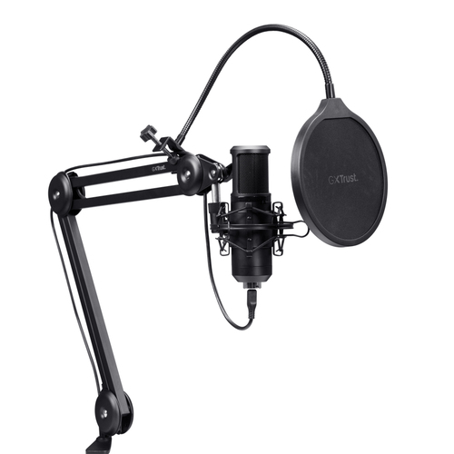 Micrô Trust GXT 270 Emita II+ màu đen Micro thu âm podcast