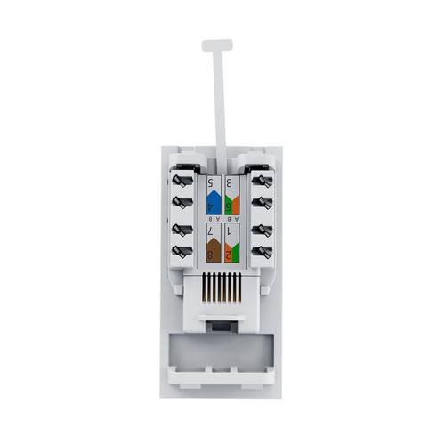 Hộp đấu dây điện Lanview LVN-CAT6-1OUT-UTP-UK RJ-45 màu trắng