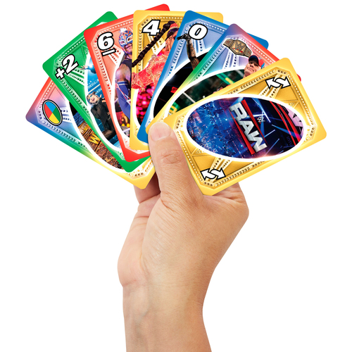 Trò chơi cờ Mattel Games JKH98 UNO WWE Đánh bài Đánh hết