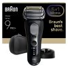 Máy cạo râu Braun Series 9 Pro+ 9610S Máy cạo râu lưỡi lá Bộ tỉa màu đen