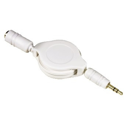 Cáp âm thanh Hama Roll-Up Extension Cable - 1.35m 1,35 m màu trắng
