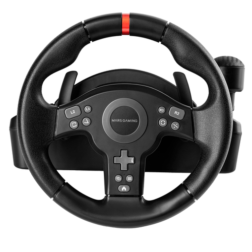 360a0701bbd433c74d03b9cd40039dee357eeea1.jpg Đồ chơi điều khiển từ xa Mars Gaming MWH-RSXONE màu đen USB Vô lăng + Bàn đạp Máy tính cá nhân, Playstation 3, PlayStation 4, Nintendo Switch, Nintendo Switch 2, Xbox One, Xbox Series S, Xbox Series X