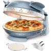 37fa6f3d4d1139dd74cdb480f415e6d5654f7bcb.jpg Máy làm pizza & lò nướng Kenwood My Pizzeria 1 bánh pizza màu xanh lơ