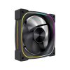 Tản nhiệt máy tính VIDA Stealth 120mm ARGB PWM Case Fan, Hydraulic Bearing, Outer Ring Lighting, 600-1500 RPM, Black Thùng máy tính Quạt 12 cm màu đen 1 chiếc