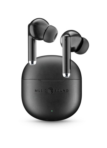 Tai nghe Music Sound BTMSTWSMAVIK Tai nghe có mic True Wireless Stereo (TWS) Kiểu nhét tai (In-ear) Cuộc gọi/nhạc USB Type-C Bluetooth màu đen