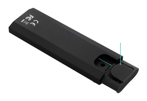 Hộp đựng ổ cứng TooQ TQE-2231B Hộp đựng ổ cứng Vỏ SSD màu đen M.2