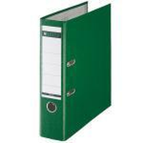Bìa còng Leitz Plastic Lever Arch File A4 80mm 180° Green màu xanh lá cây