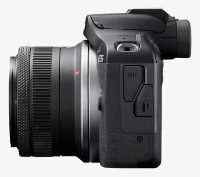 Máy ảnh kỹ thuật số Canon EOS R100 + RF-S 18-45mm F4.5-6.3 IS STM MILC 24,1 MP CMOS 6000 x 4000 pixels màu đen