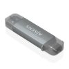 Đầu đọc thẻ AISENS ASCR-2AC08-GR USB 3.2 Gen 1 (3.1 Gen 1) Type-A/Type-C màu xám
