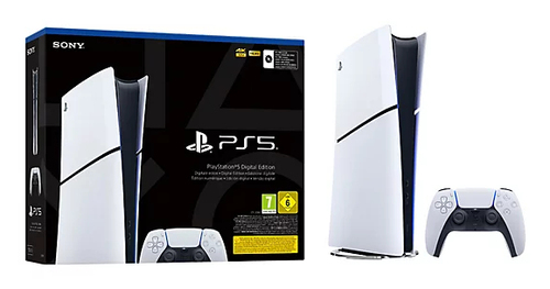 Tay cầm chơi game Sony Interactive Entertainment PlayStation 5 Digital Edition 825 GB Wi-Fi màu đen, màu trắng