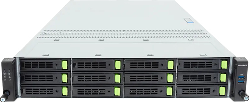 Phụ kiện máy chủ GIGABYTE R284-SF0-AAL1 LGA 4710 Rack (2U) màu đen, Thép