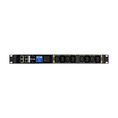 Đơn vị phân phối điện (PDU) Eaton PDU G4 MA 1U C20I 16A 1P 8 ổ cắm AC màu đen