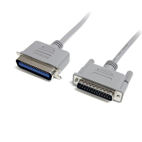 3d469507df0cd3e51af3b1a496b339b04f55b808.jpg Cáp song song StarTech.com 10 ft. Parallel Printer Cable màu xám 3,05 m