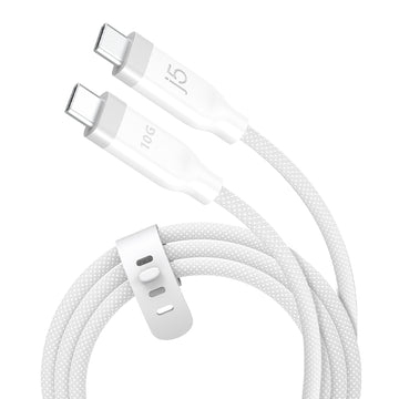 Cáp USB j5create JUCX19L12W 1,2 m USB C 10 Gbit/s màu trắng